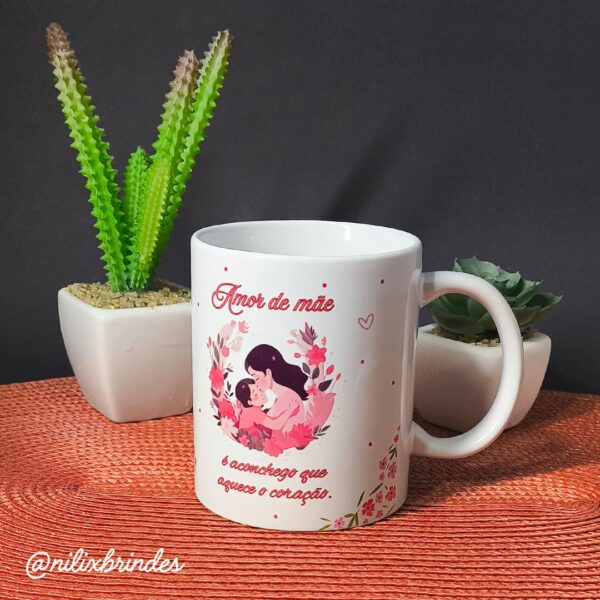 caneca personalizada dia das mães, presente para mãe, caneca de porcelana personalizada