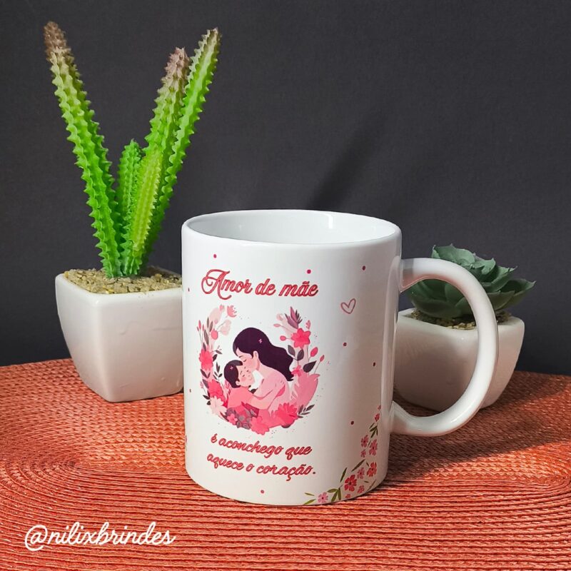 caneca personalizada dia das mães, presente para mãe, caneca de porcelana personalizada