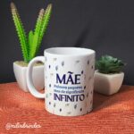 caneca dia das mães com mensagem de amor e gratidão