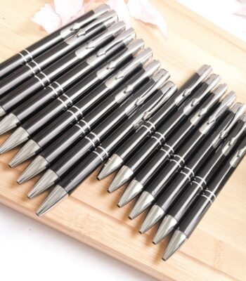 caneta esferográfica personalizada a laser para brindes corporativos