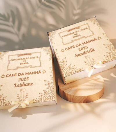 caixa de MDF personalizada com tampa interna e externa gravada