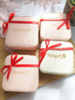 porta joias personalizado ideal para madrinhas e brindes corporativos