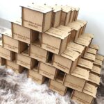 caixa de MDF personalizada para brindes corporativos e aniversários