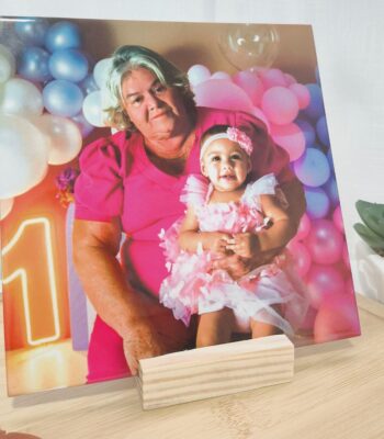 porta retrato azulejo 15x15 personalizado para presente