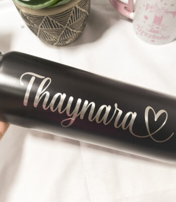 garrafa térmica 800ml personalizada a laser em inox premium